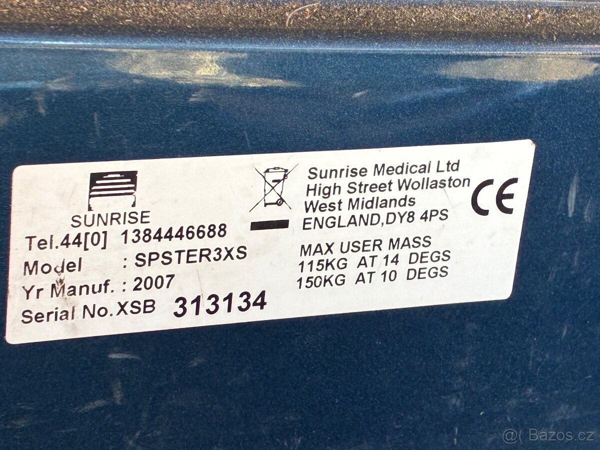 Elektrická tříkolka/invalidní vozík STERLING ELITE XS - 5