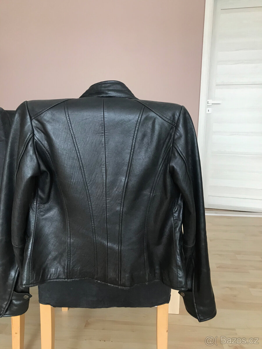 Dámská kožená bunda Calvin Klein - 5