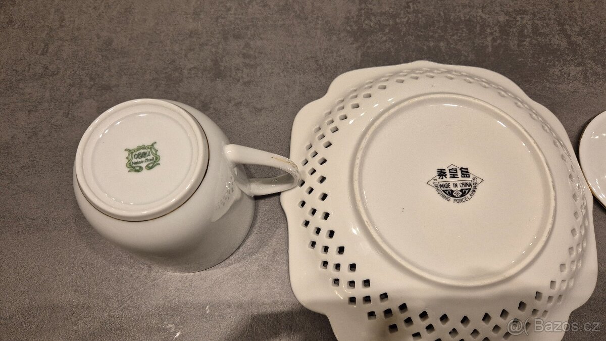 Talíř a hrnek s japonským motivem - 5