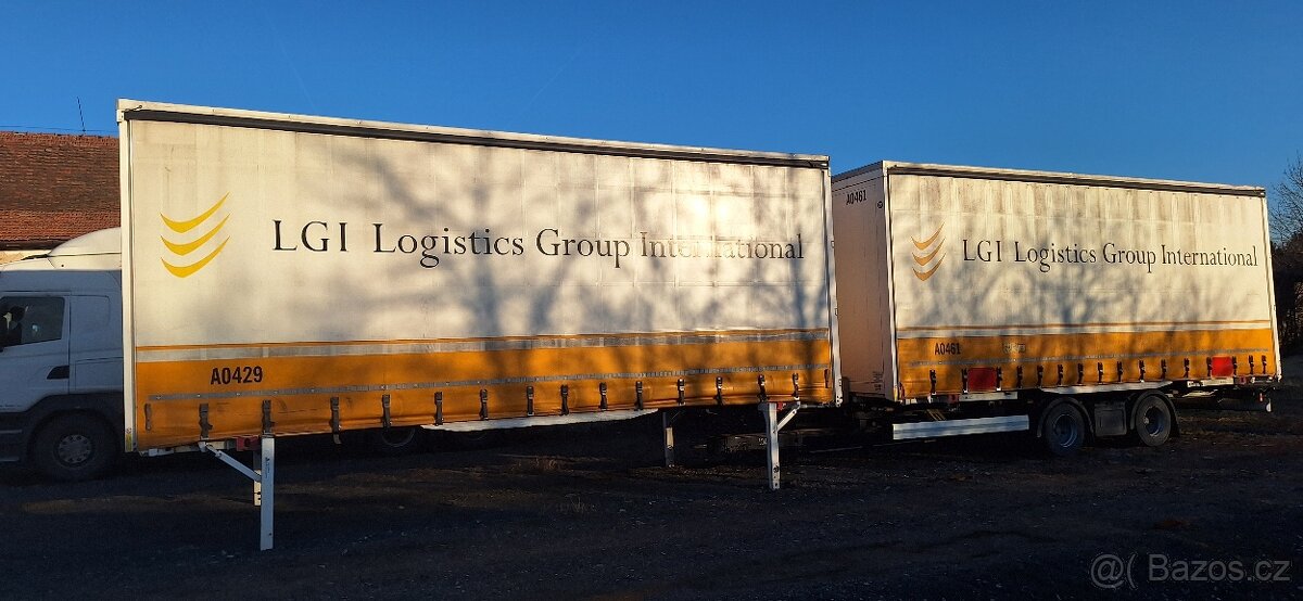 Výměně nástavby Krone BDF plachta Mega. - 5