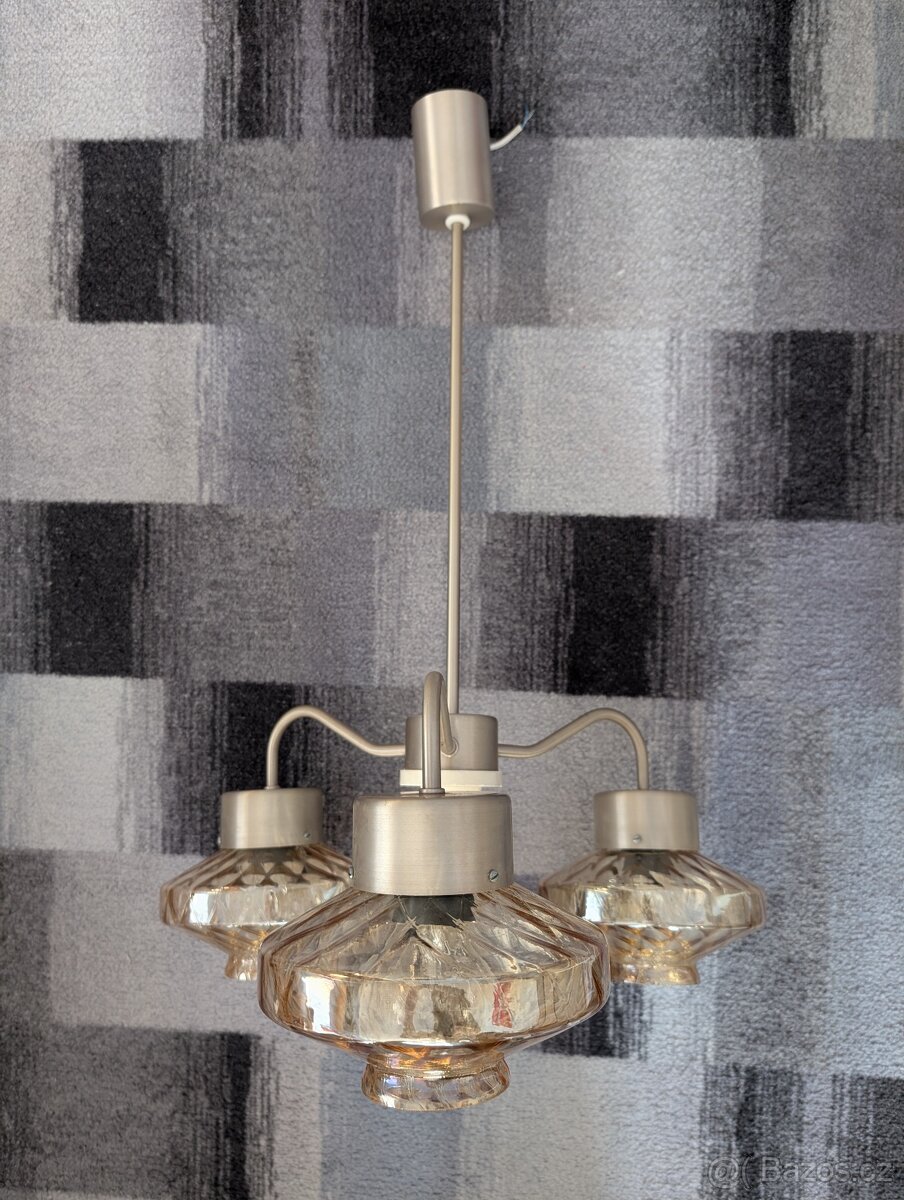 Tříramenný retro lustr - 5