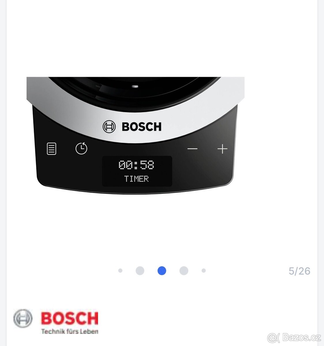 Kuchyňský robot Bosch- Nový - Akční sleva - 5