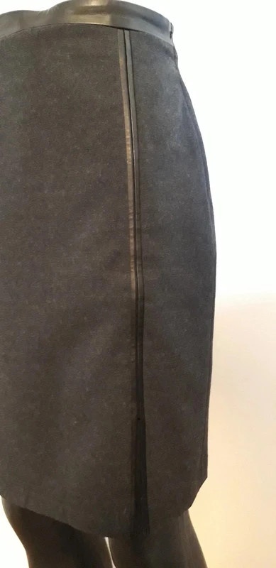 Sukně tmavě šedá - 5