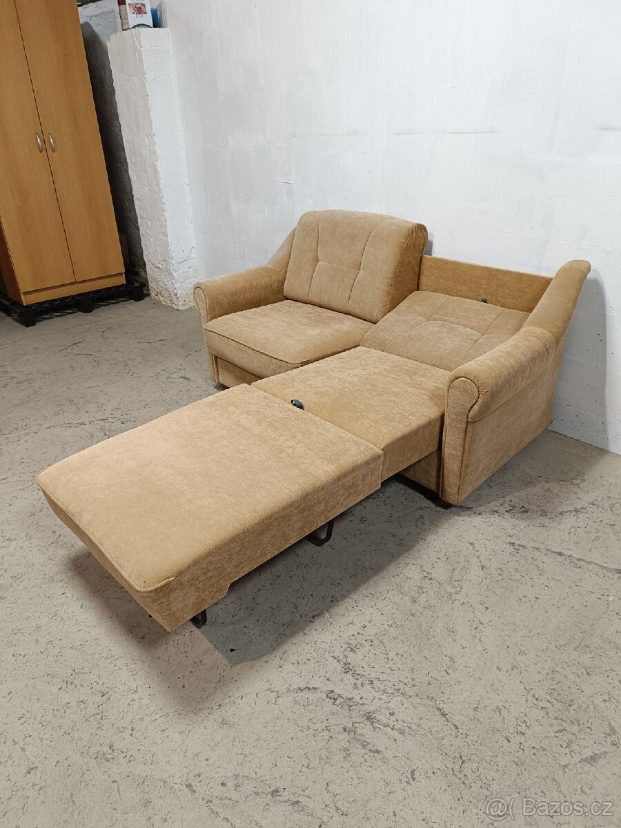 Rozkládací gauč,jedno lůžko, úložný prostor - 5