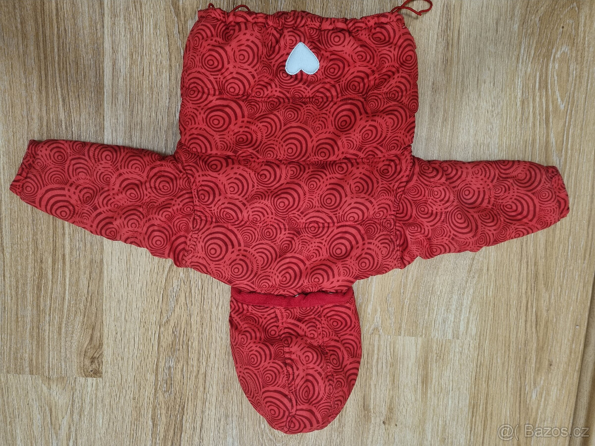 dětské bundy, kombinéza a vesta vel. cca 86/92 - 5