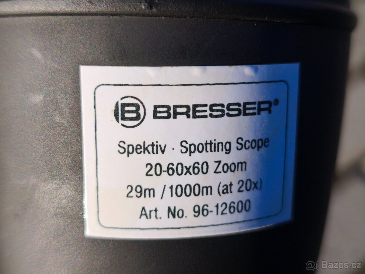 Spektiv BRESSER 20–60x60 Zoom – se stativem, pěkný stav - 5