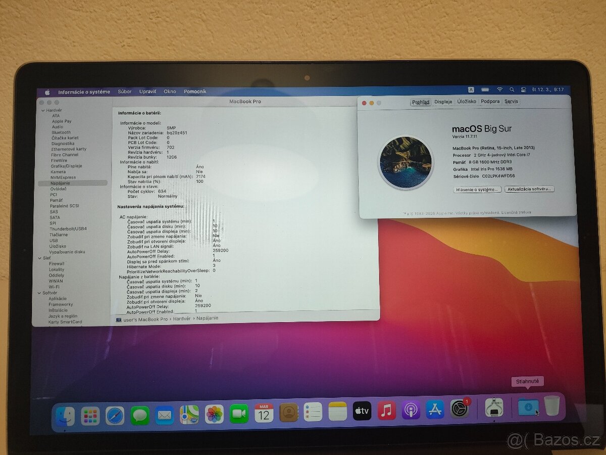 MacBook Pro 15 2014 | i7 • 8GB • 256GB - 5