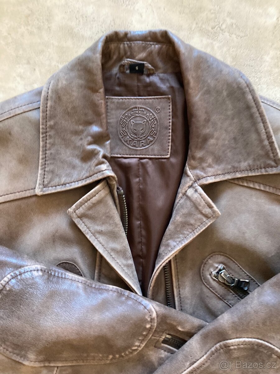 Kožená bunda zn Kara vel S - 5