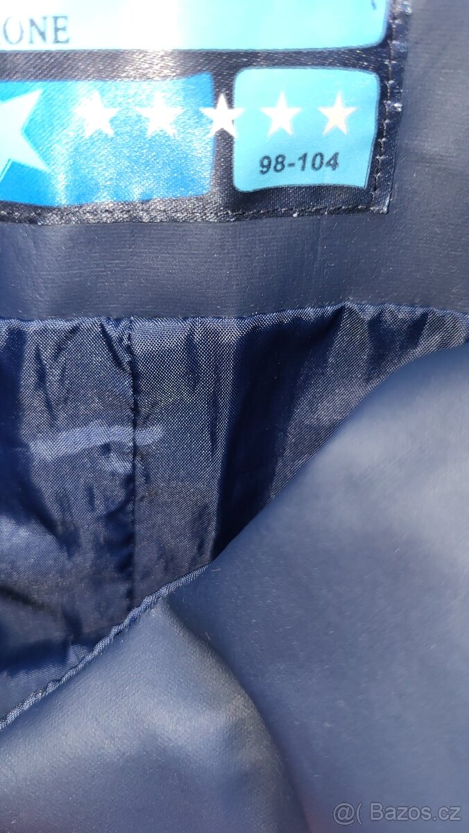 Nepromokavy set kalhoty a bunda vel.98-104 - 5