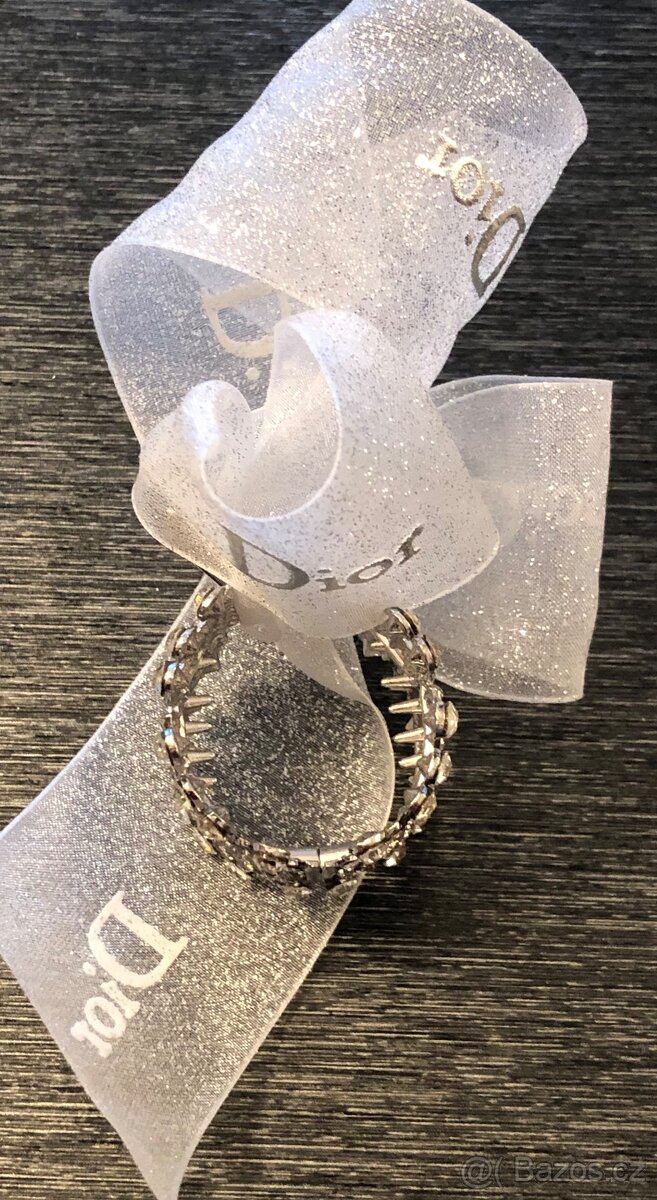 DIOR parfums - značková spona do vlasů s mašlí - 5
