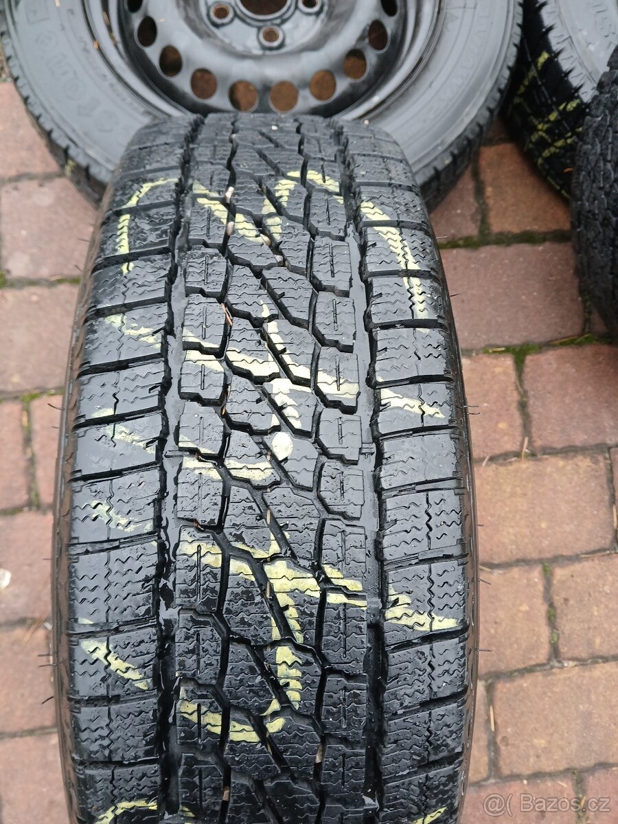 Plechová kola,sada,5x120,ET51,FIRESTONE,215/65 R16C,2x10/2x7 - 5