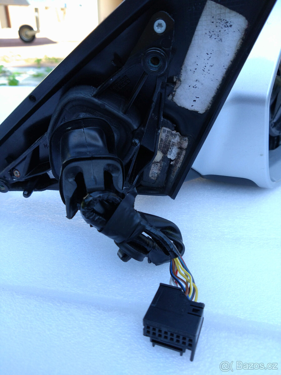 Pravé zpětné zrcátko Audi A6, stříbrná metalíza LX7W - 5