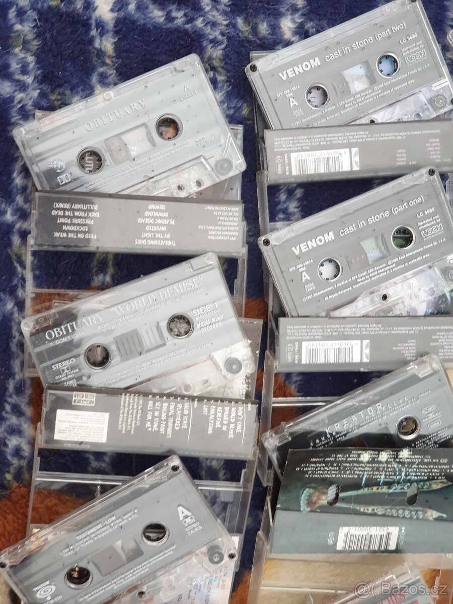 Prodám originální kazety MC- Death, thrash METAL - 5