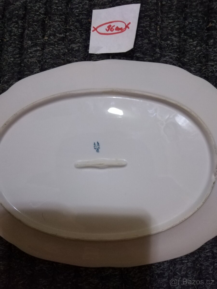 Značené porcelánové tácy - 5