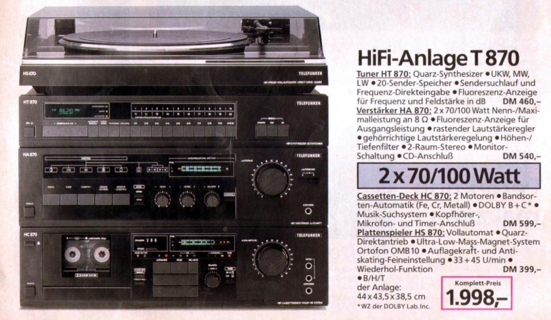 Telefunken HA 870 - 5