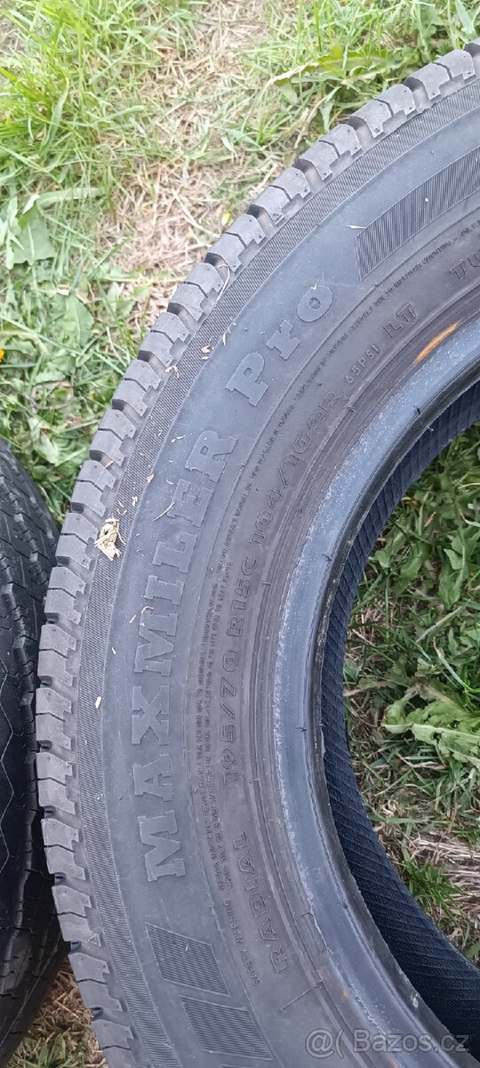 4 × pneu 195/70/15C - 5