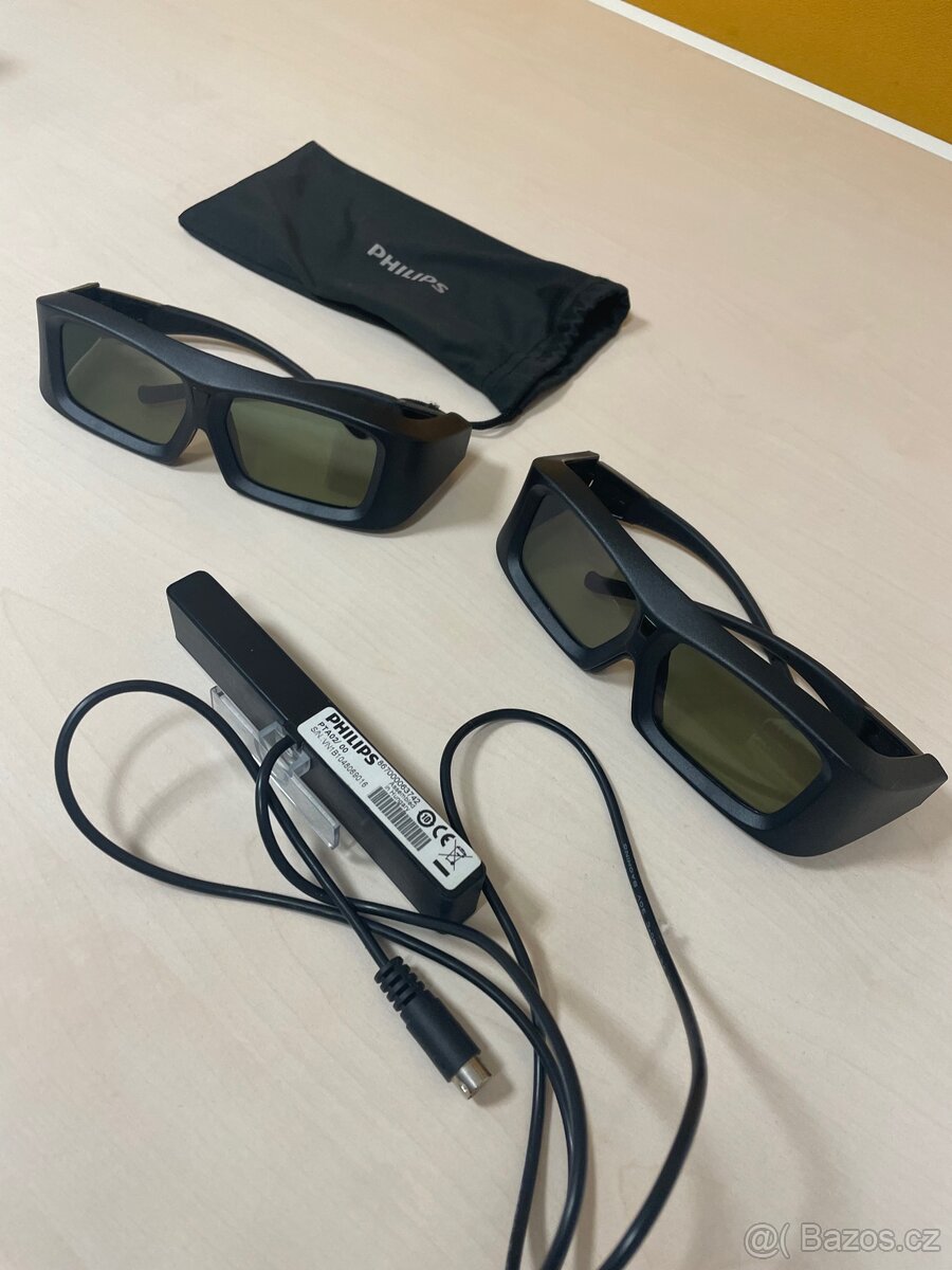 2 x brýle Active 3D PTA02/00 Phillips - 5