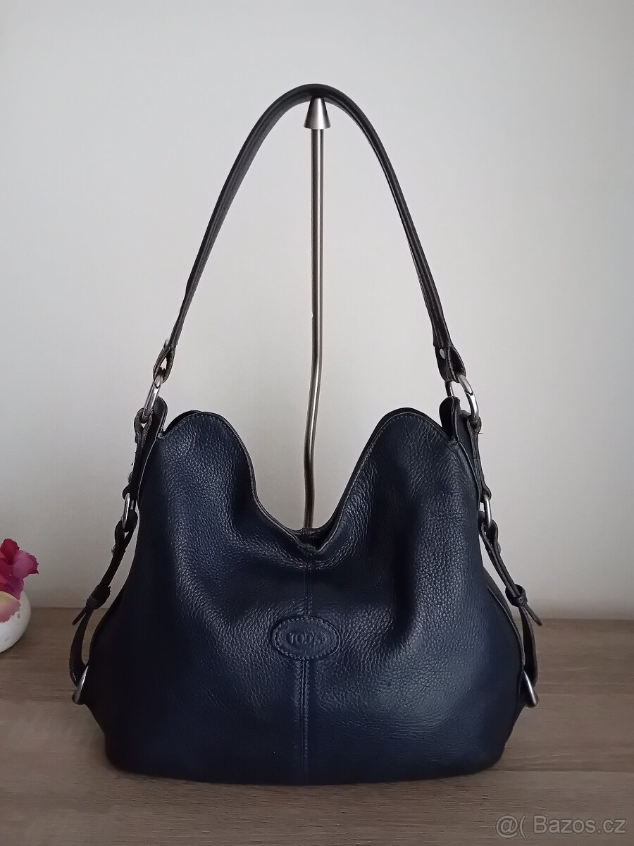 Tod's dámská luxusní hobo kabelka kožená - 5
