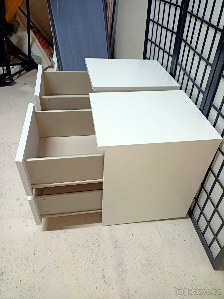 Prodám 2 x hezké noční stolky IKEA MALM. - 5