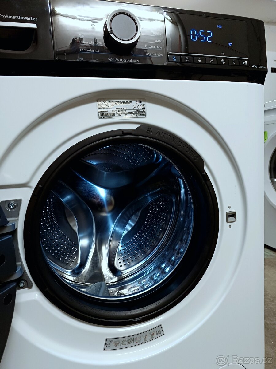 Nová pračka+sušička Beko 7 kg, ZÁRUKA - 5