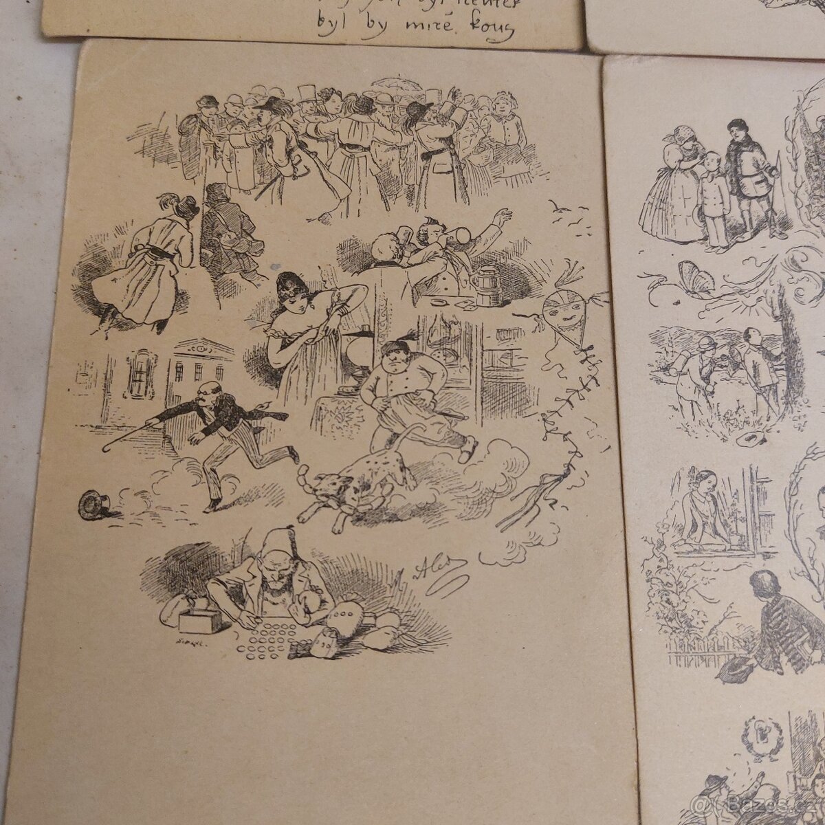 Staré nepoužité pohlednice. - 5