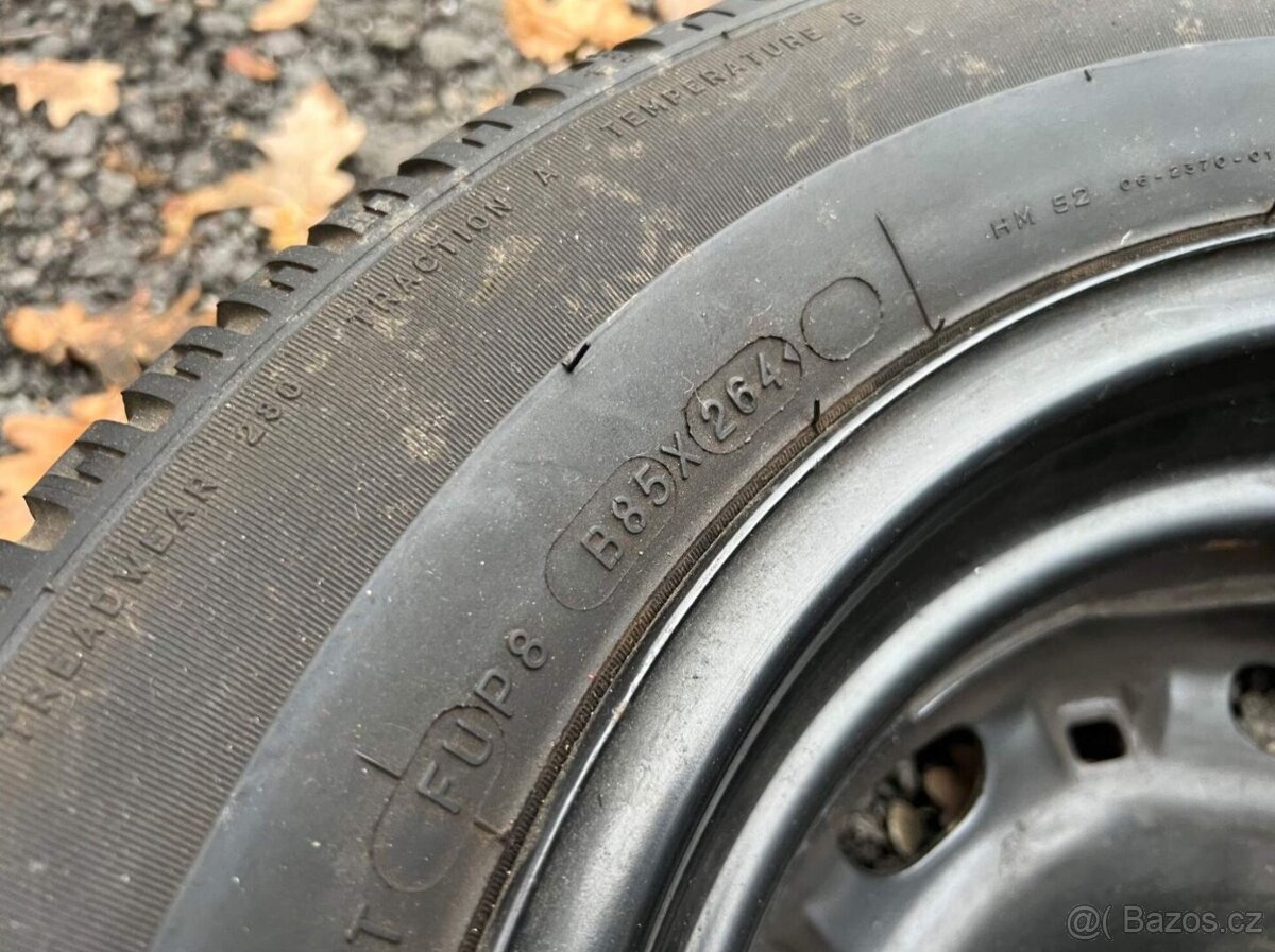 188. disk rozteč 5x100 mm + pneu 185/65 r14 Fabia - 5