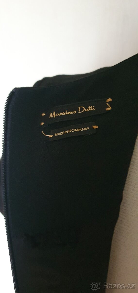 Massimo Dutti malé černé šaty vel 42 - 5