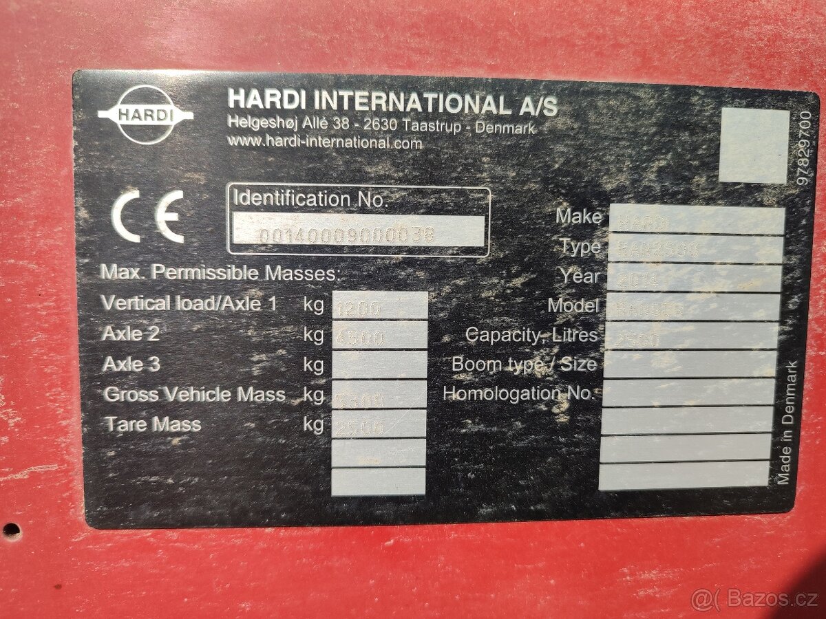 Prodej postřikovače HARDI RANGER - 5