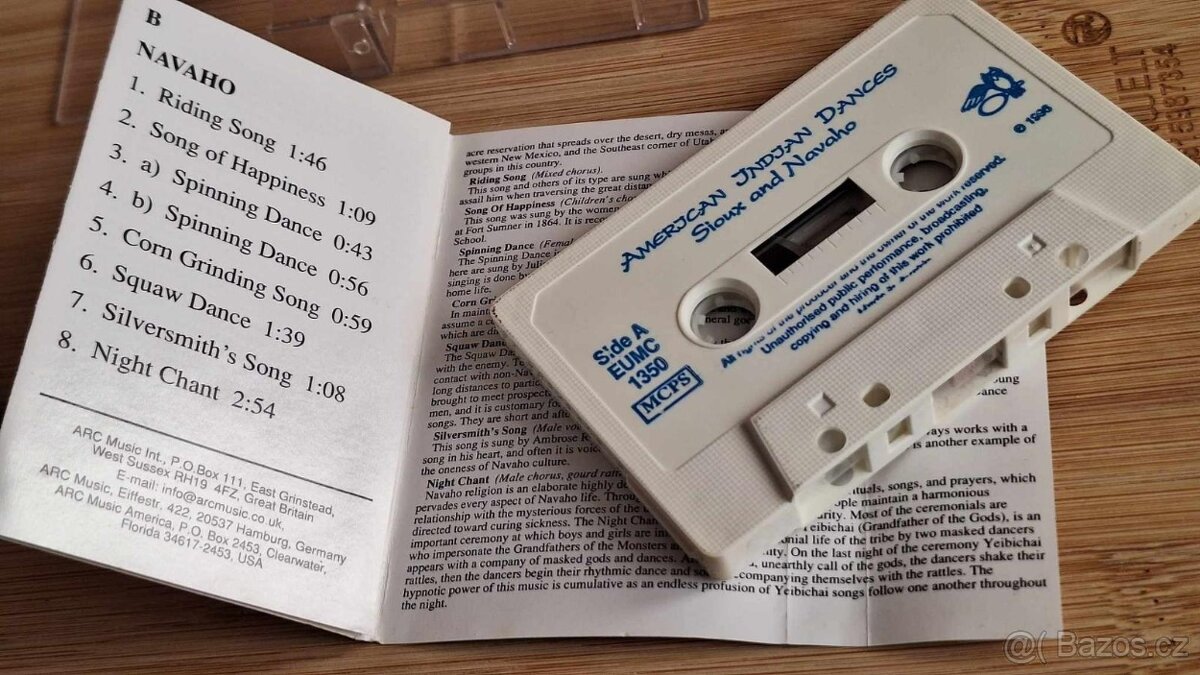 AMERICAN INDIAN DANCES - SIOUX AND NAVAHO. MC 1996. - 5