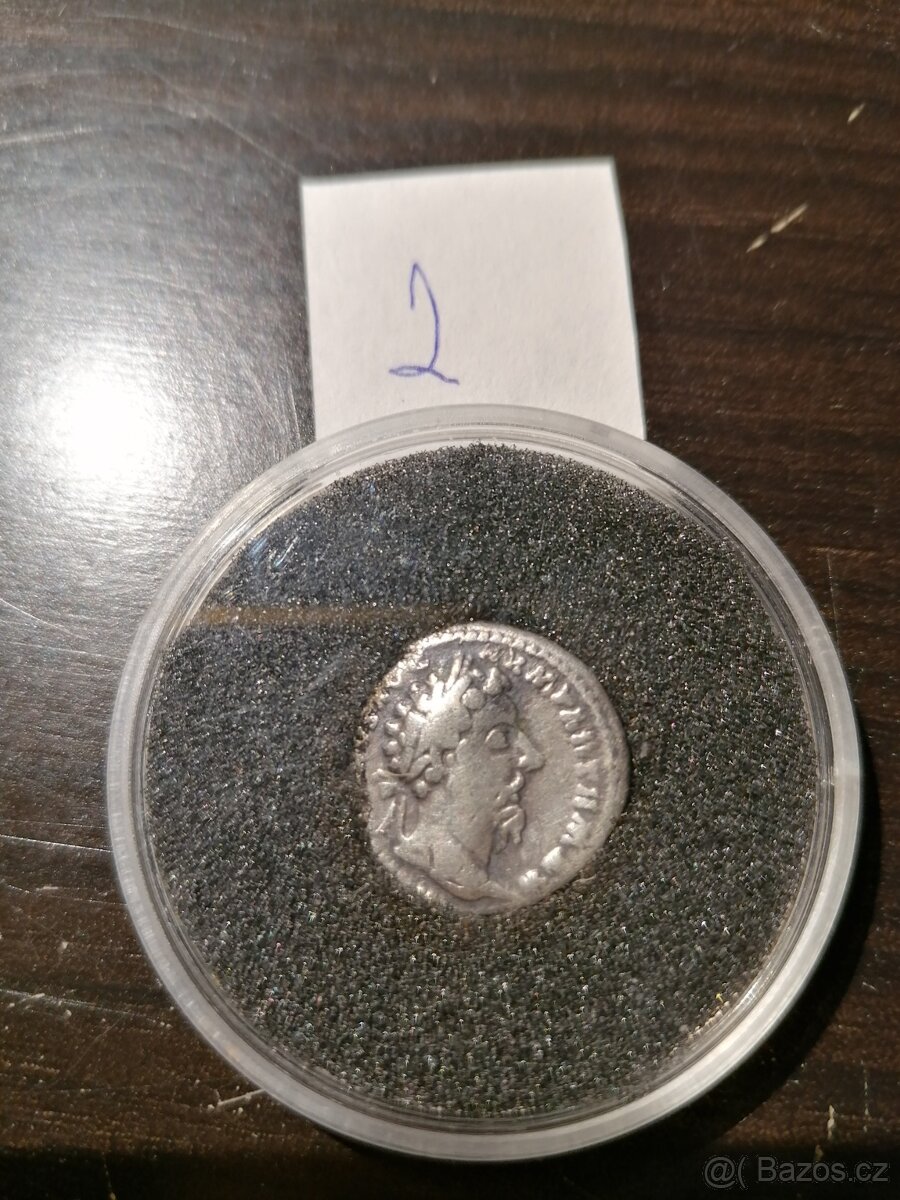 Římské stříbrné denáry 5ks - 5