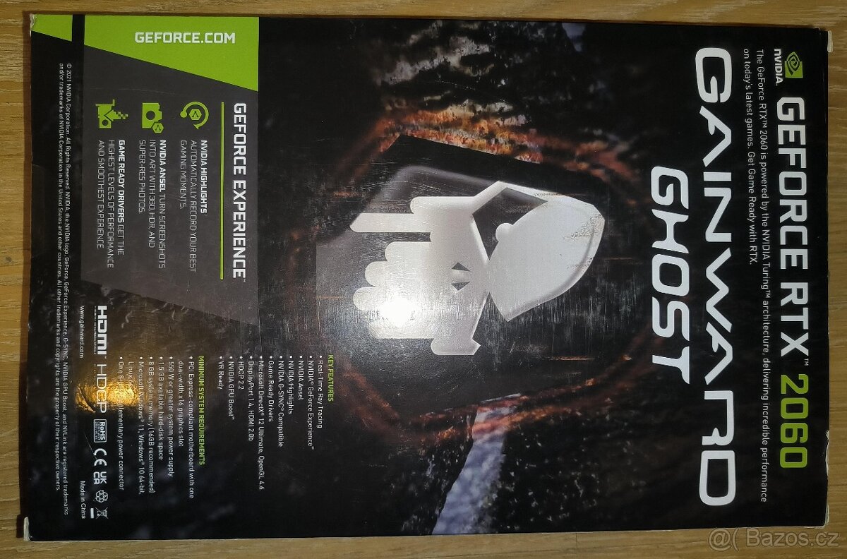 GeForce RTX 2060 GAINWARD Ghost 12GB GDDR6 - 5