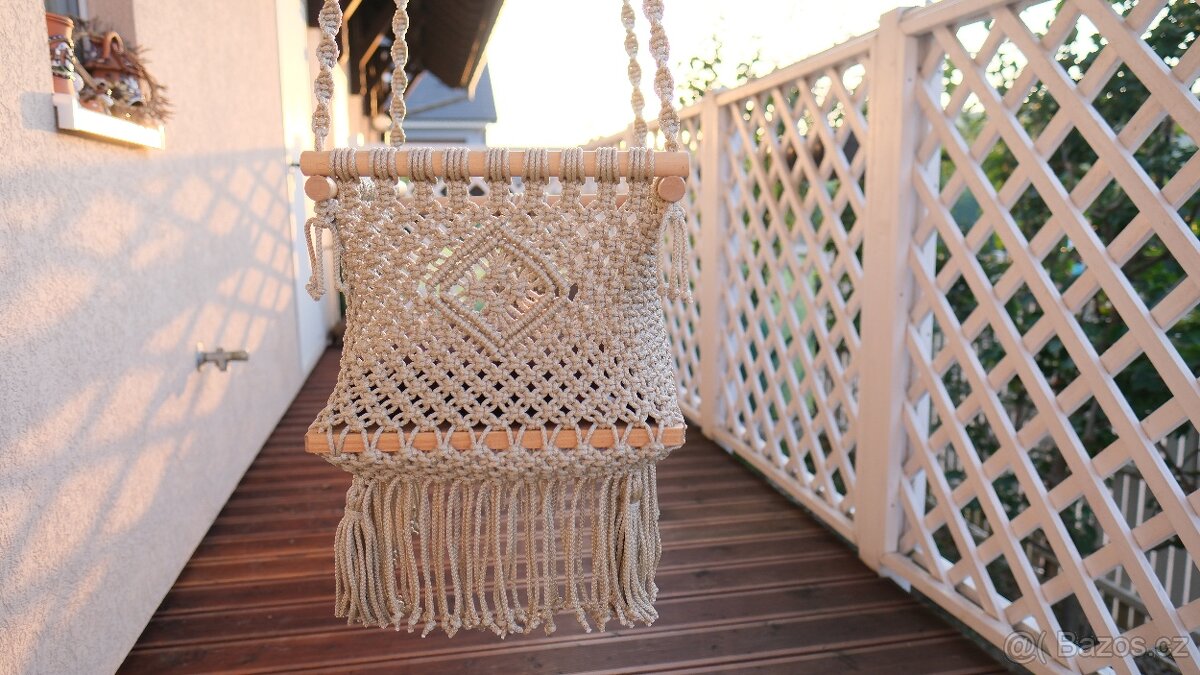 Dětská houpačka makrame - 5