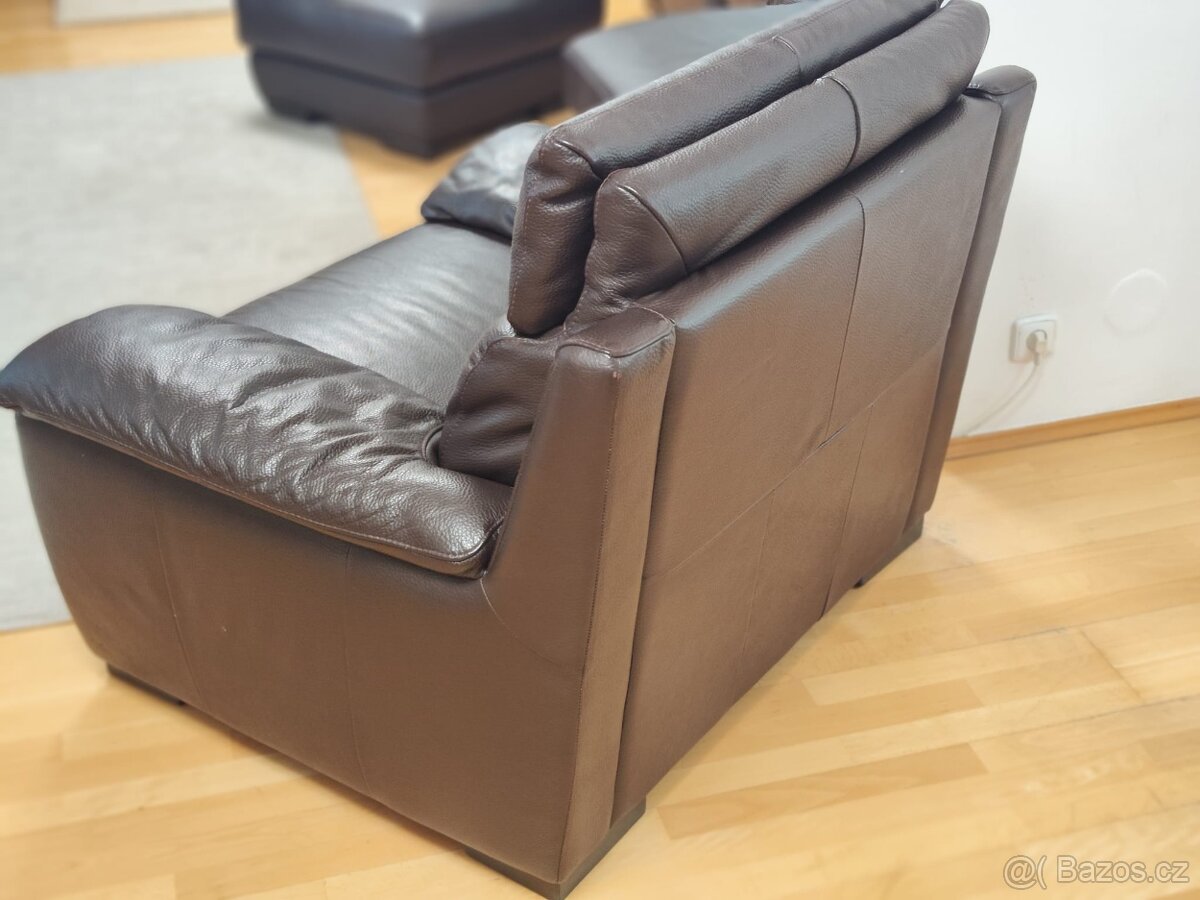 Kožená sedací souprava - 5