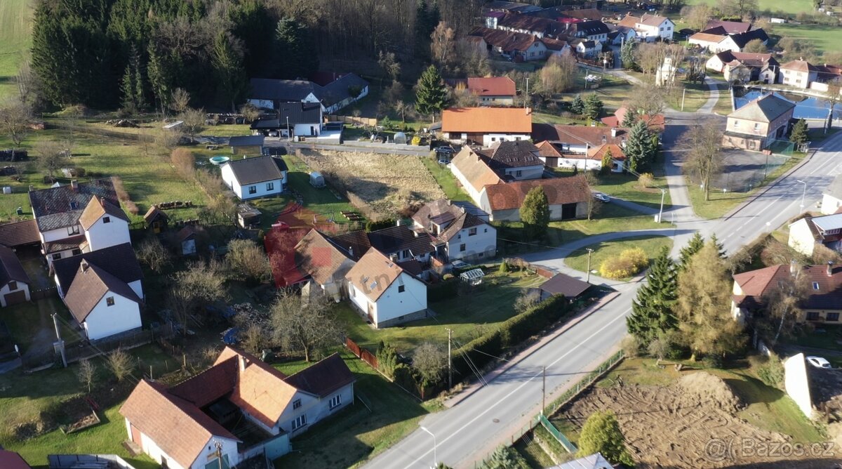 Prodej stavebního pozemku v Ondřejově u Pelhřimova – pohled 5