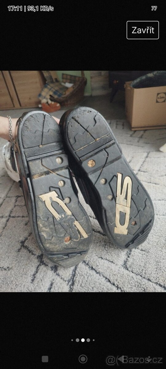 Boty Sidi motocross vel.45