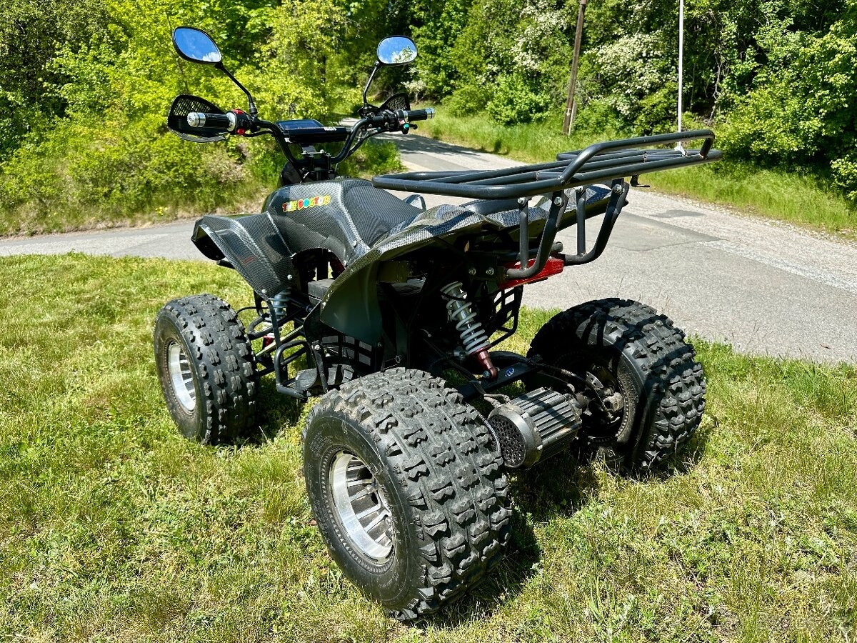 Elektrická čtyřkolka Warrior Deluxe XL 1500W 60V carbon