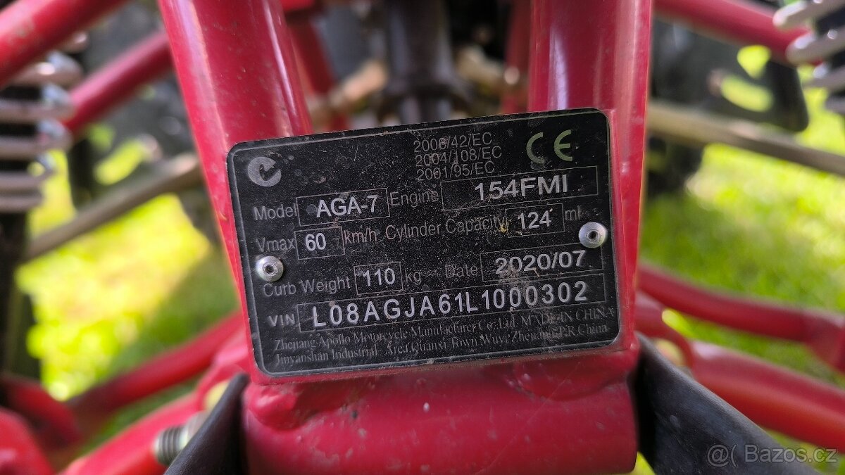 Čtyřkolka 125 ccm