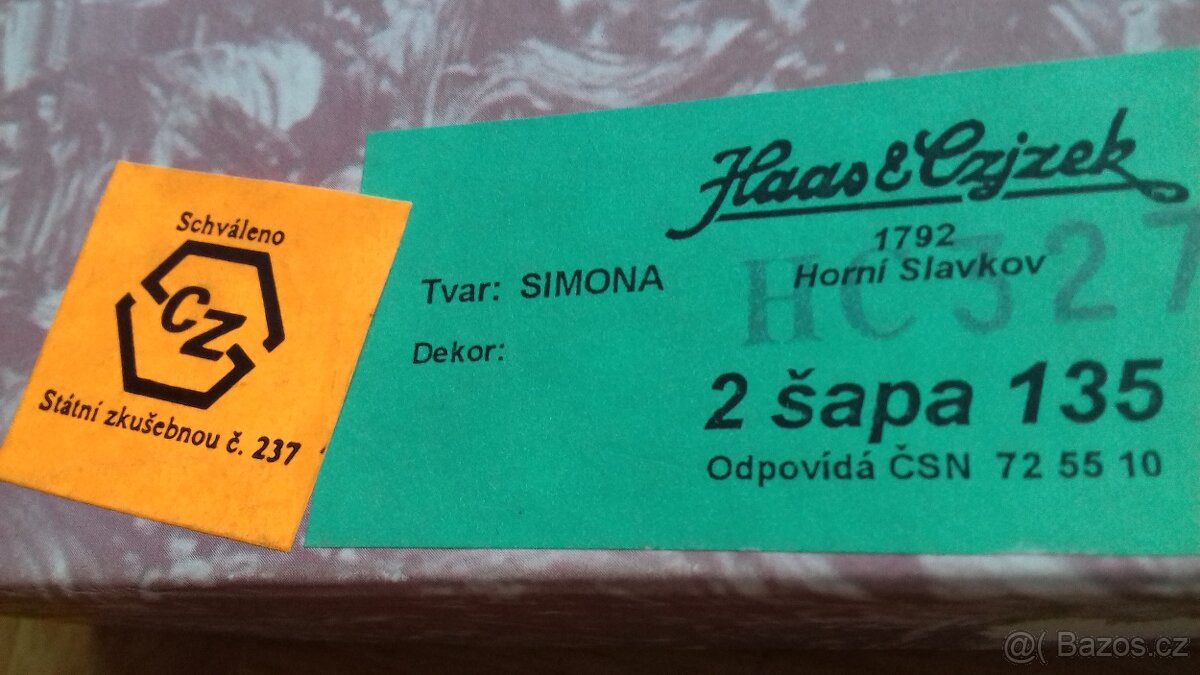 Set, šálek, podšálek, sada,porcelán,značkový, nové - 5