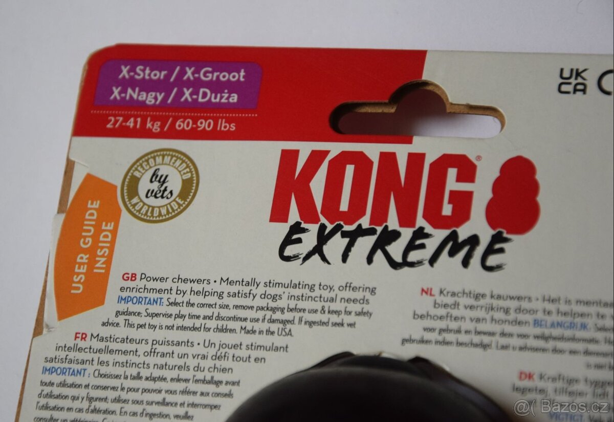 Hračka KONG EXTREME XL velmi odolná pro rasy BULL apod. - 5