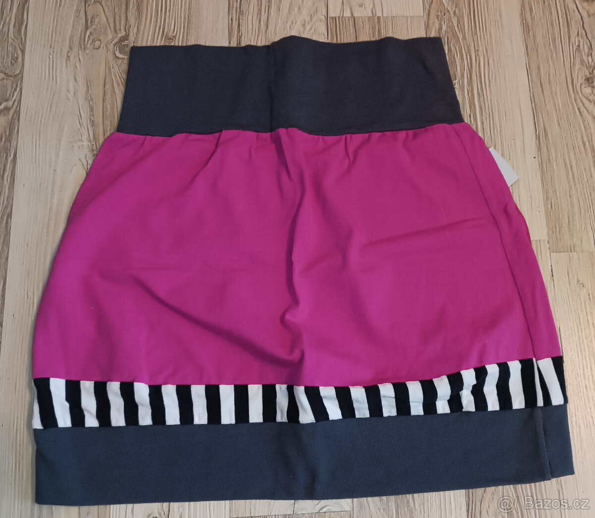 Dámská letní sukně z úpletu "handmade" - vel. S - 5