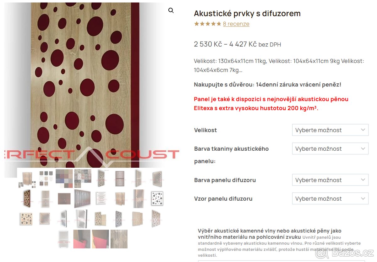 AKUSTICKE PANELY PERFECT ACOUSTIC - 5