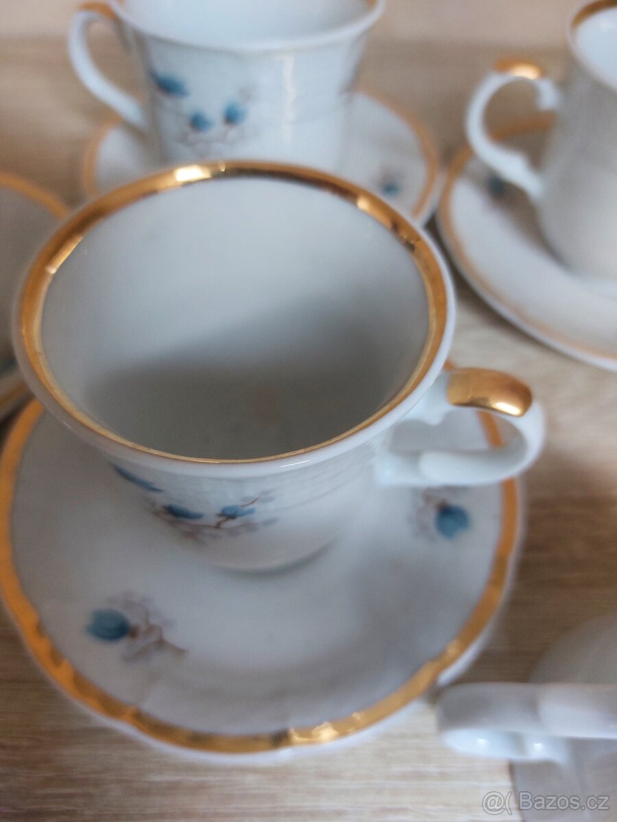 Set 6 ks šálků s podšálky - 5