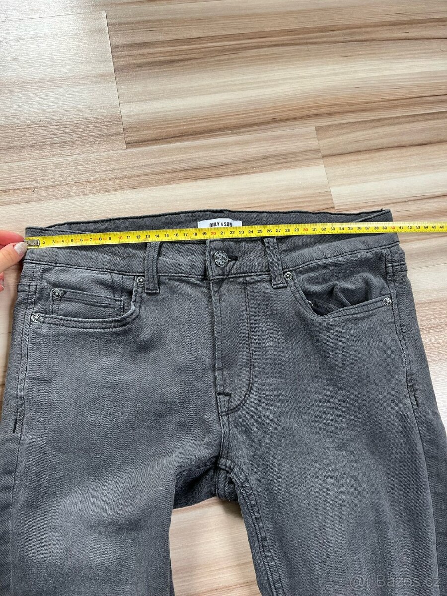 Šedé rifle Only & Sons - 5