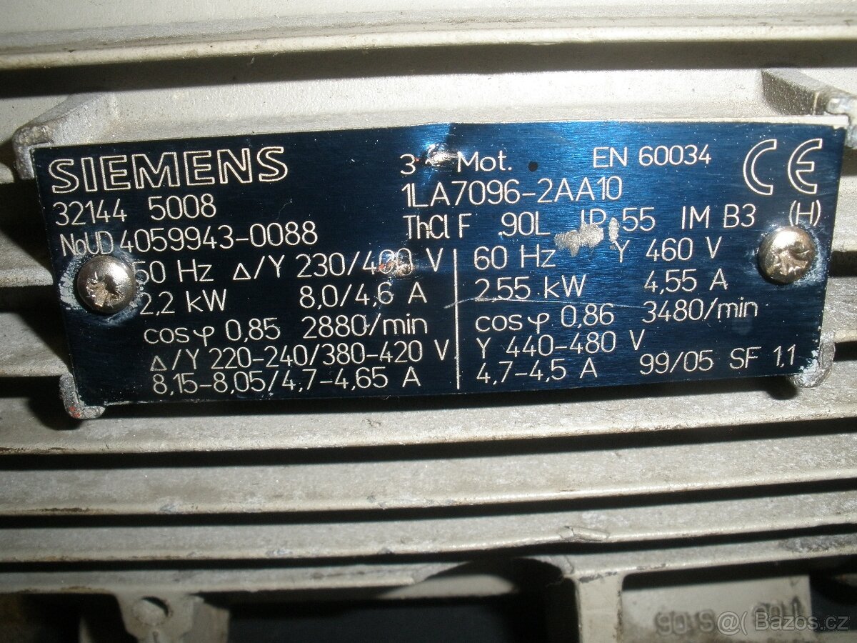 Patkový elektromotor -SIEMENS - 5