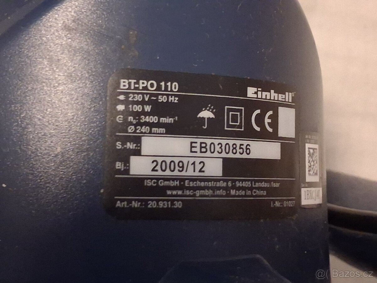 Leštička na auto Einhell BT-PO 110, 100 W - 5