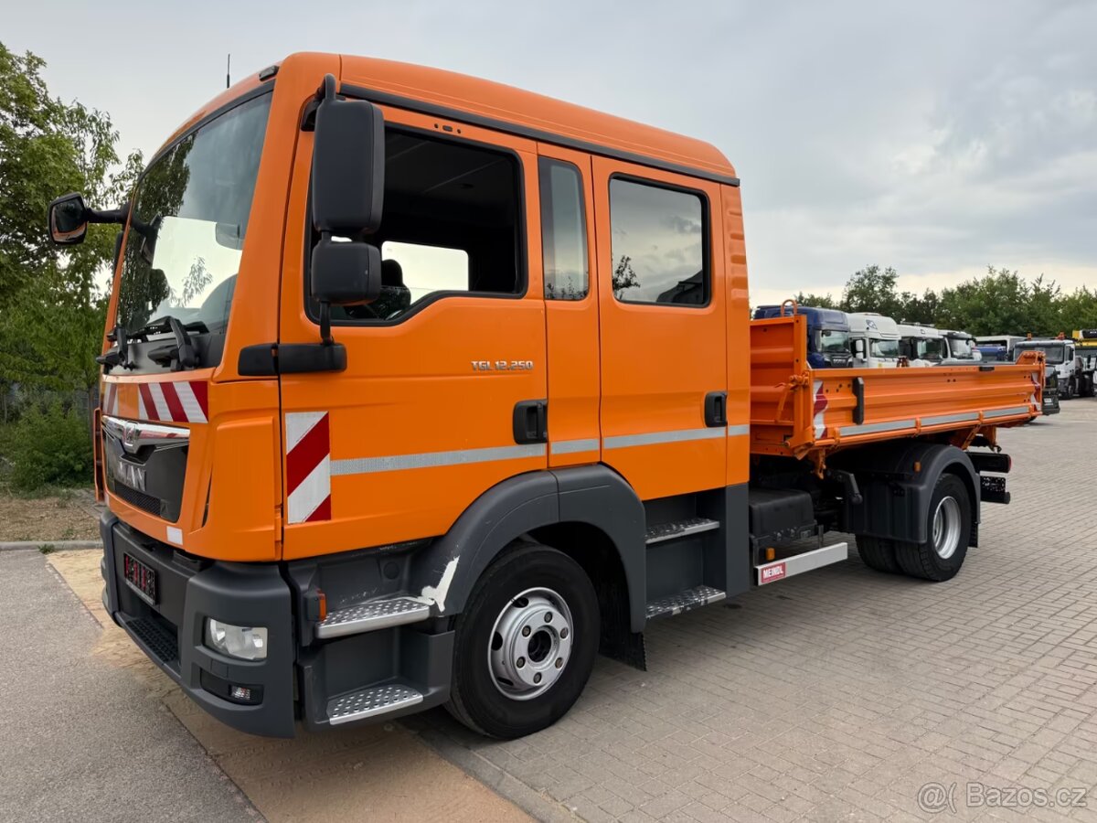 MAN TGL 12.250 Meiller/DoKa 6 míst - 5