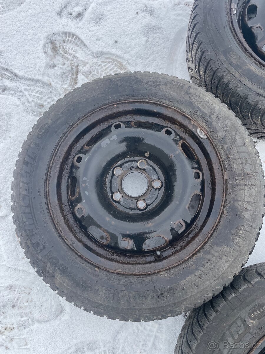 Plechové kola 5x100 r14 175/65/14 zimní - 5