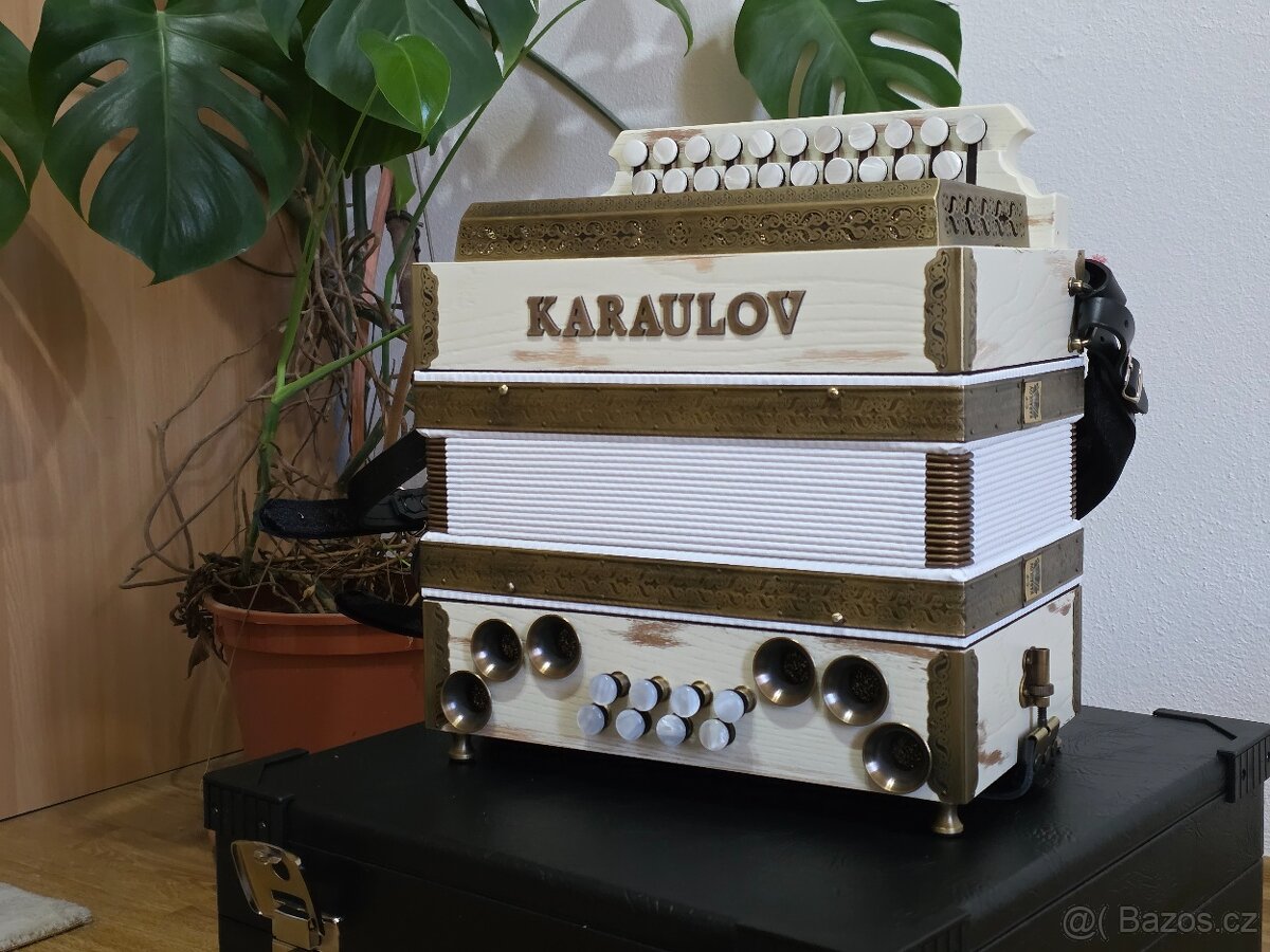 Heligónka Karaulov 2rad,CF (nová) - 5