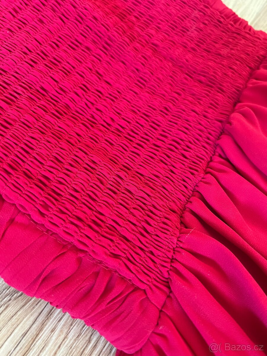 Červené společenské šaty - 5