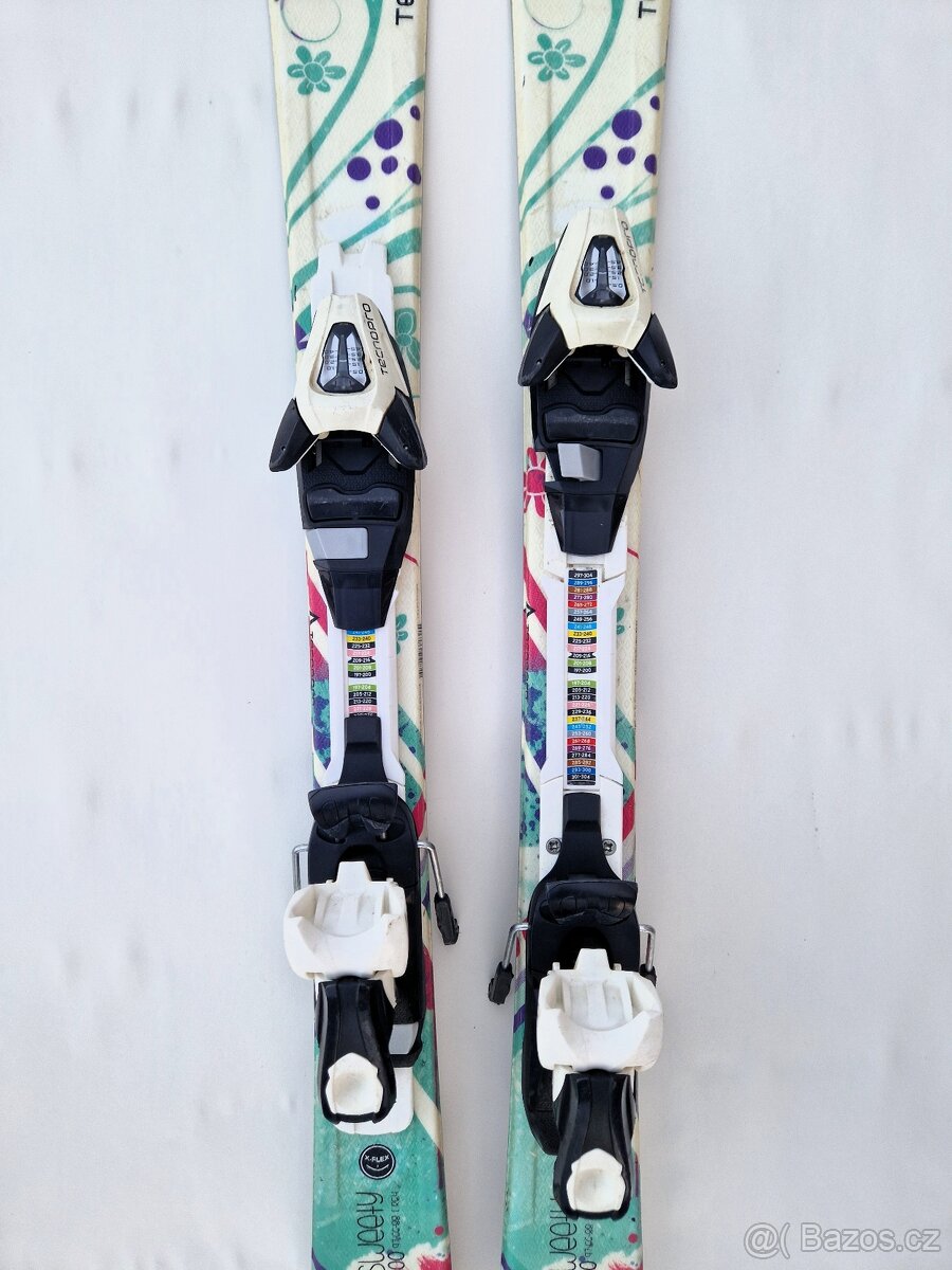 Dívčí lyže TECNOPRO Sweet 100 cm s vázáním do 45 kg - 5